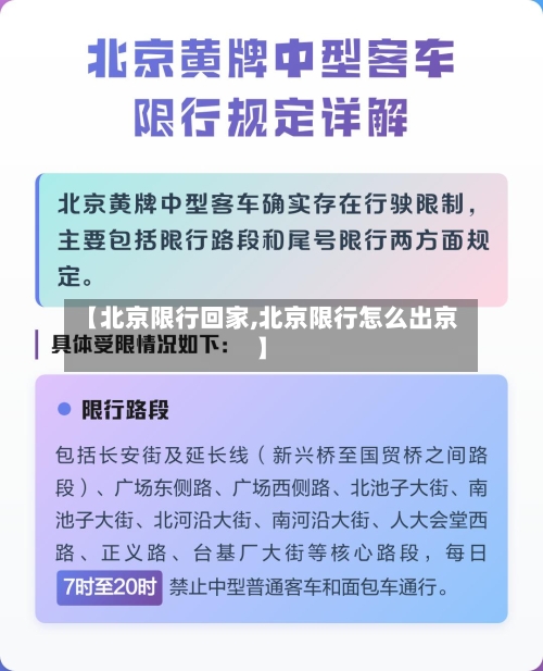 【北京限行回家,北京限行怎么出京】