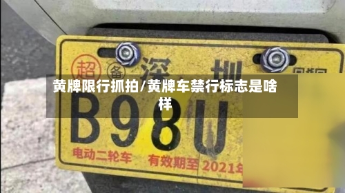 黄牌限行抓拍/黄牌车禁行标志是啥样
