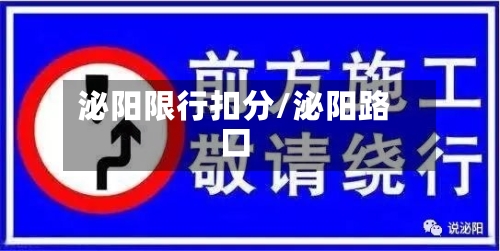 泌阳限行扣分/泌阳路口-第3张图片