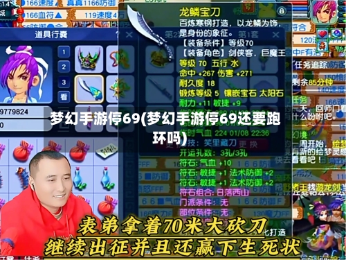 梦幻手游停69(梦幻手游停69还要跑环吗)