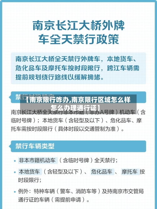 【南京限行咋办,南京限行区域怎么样怎么办理通行证】-第3张图片