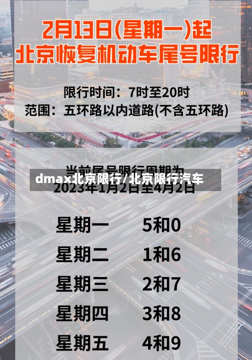 dmax北京限行/北京限行汽车