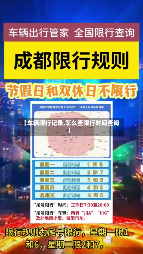 【车辆限行记录,怎么查限行时间查询】
