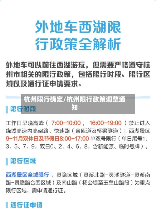 杭州限行确定/杭州限行政策调整通知