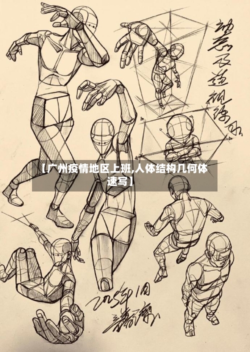 【广州疫情地区上班,人体结构几何体速写】