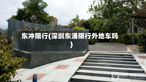东冲限行(深圳东涌限行外地车吗)-第3张图片